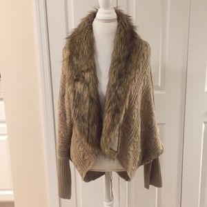 Altar’d State faux fur collar sweater